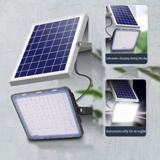 Luz Solar Exterior-[360LED ] Foco Solar Exterior 3000mAH- Lámpara Solar Impermeable con 2 Modos Inteligentes para jardín-Terrazas- Escaleras